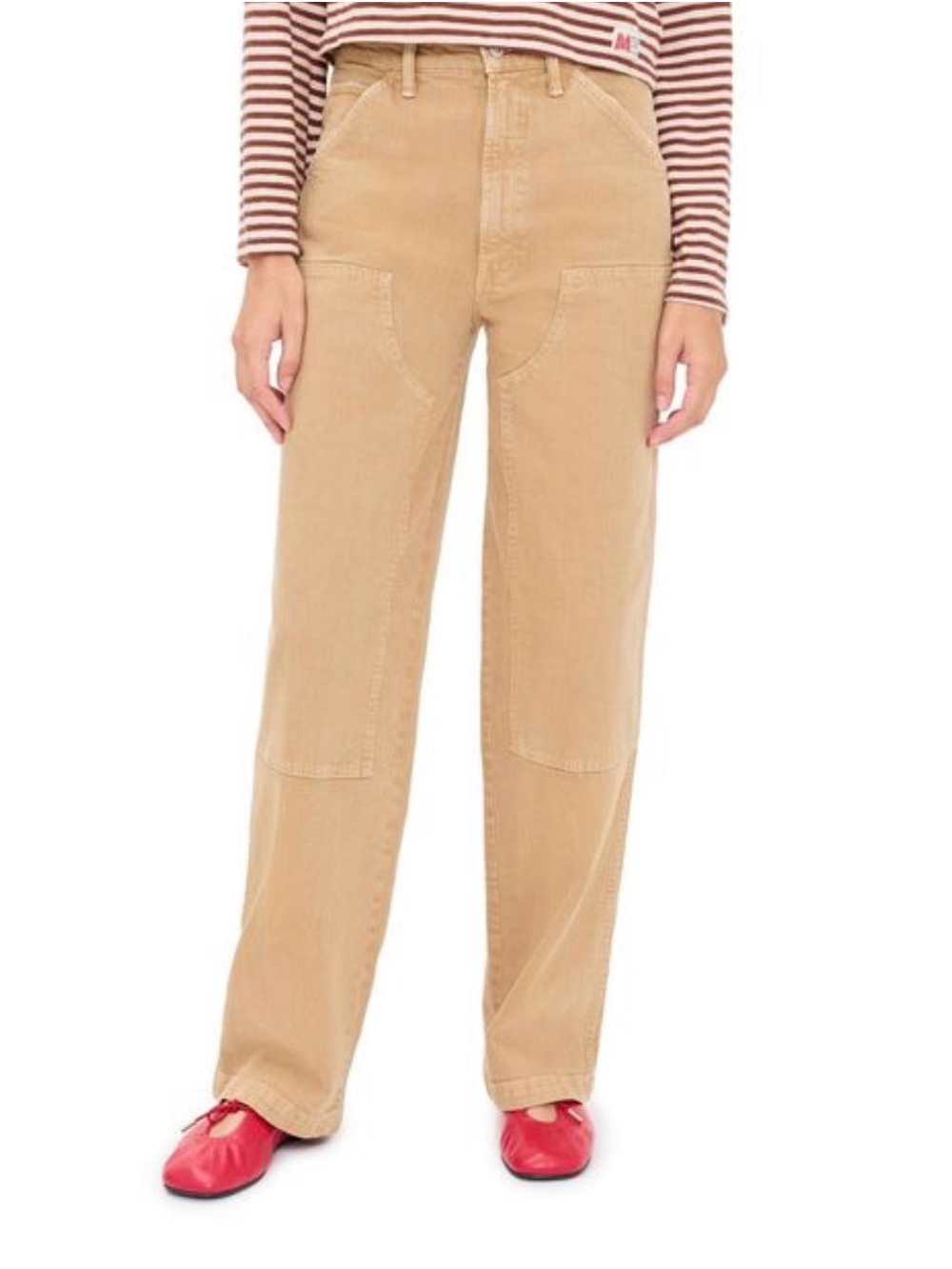 MOTHER Tan Carpenter Jeans